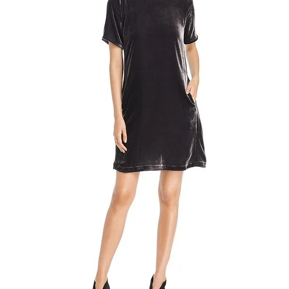 eileen fisher velvet dress Bateau Neck Your evening Eileen Fisher | Dresses |